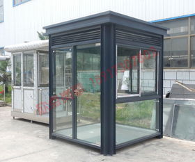 上海制作玻璃岗亭厂家哪家好钢结构玻璃岗亭价格图片